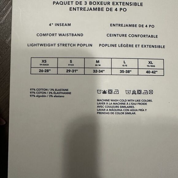 NEW AMERICAN EAGLE 3-Pack Stretch Boxers Sz Small Blue Plaid Gingham underwear - Picture 6 of 7